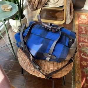 Filson Wool Duffel Model 70102 Blue Plaid